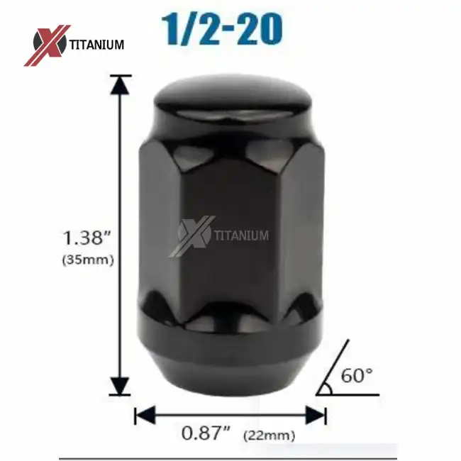 titanium lug nuts 1/2-20